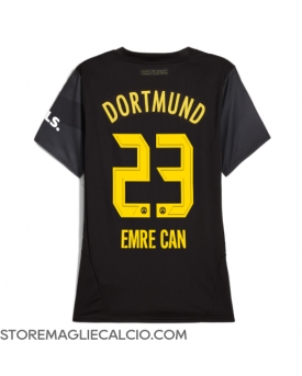 Borussia Dortmund Emre Can #23 Maglia Gara Trasferta Repliche 2024-25 Donna Maniche Corte